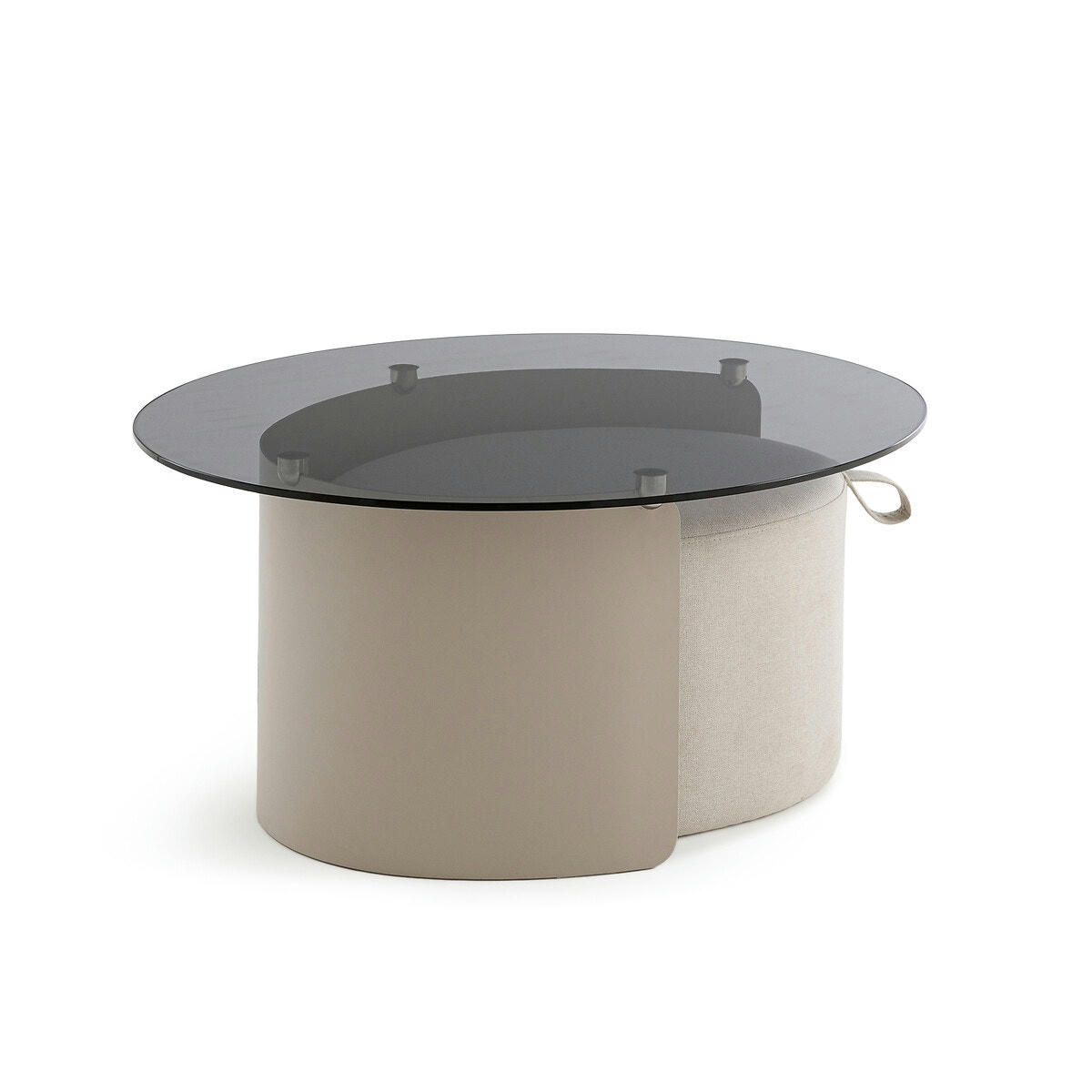 Ensemble table basse pouf, Dogli