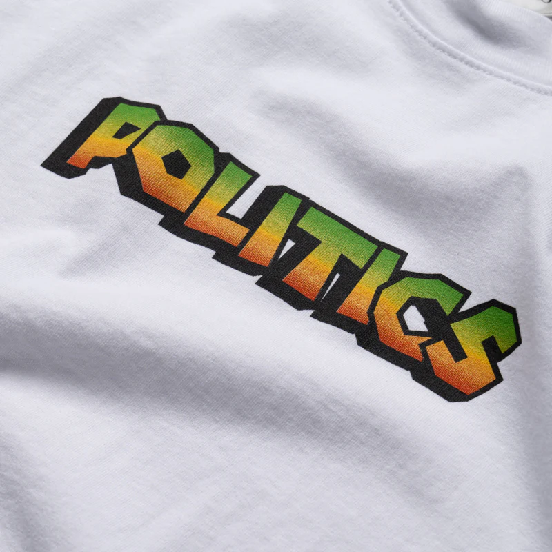 Politics Kart Tee - White