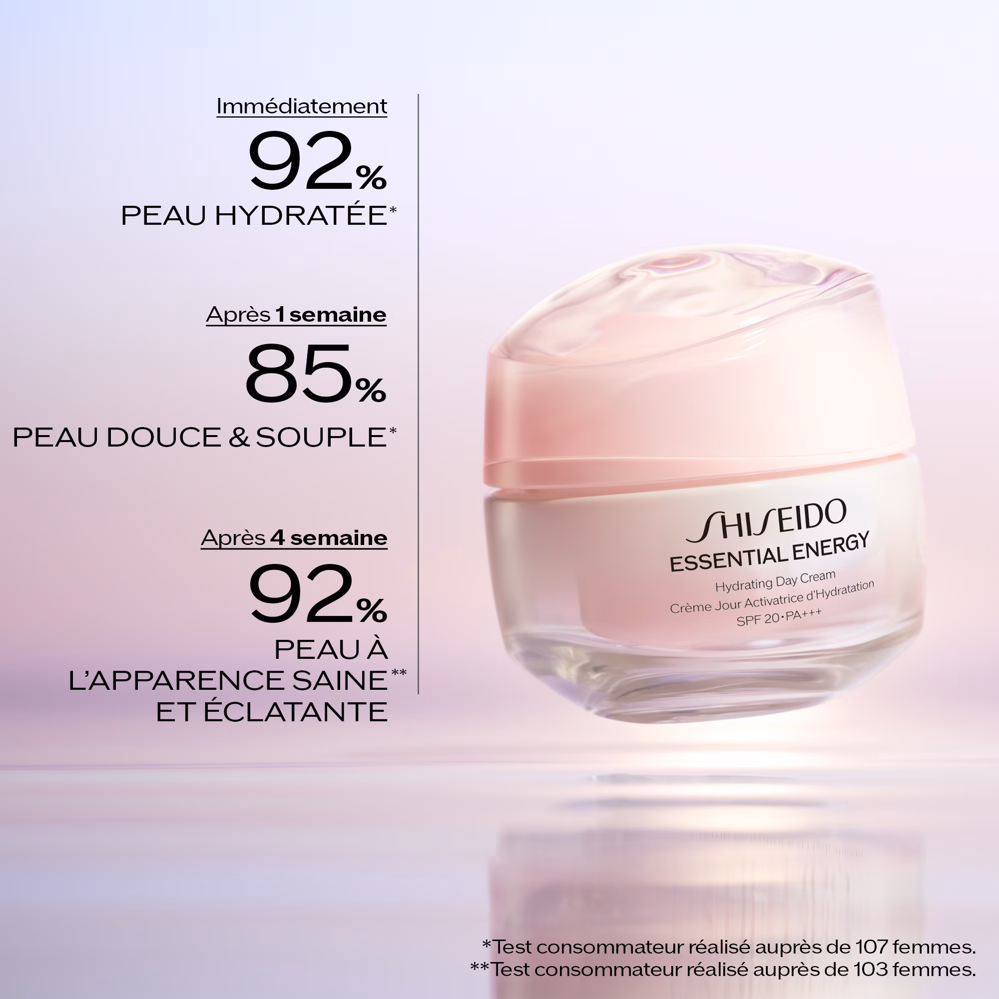 ESSENTIAL ENERGYCrème activatrice d'hydratation spf20