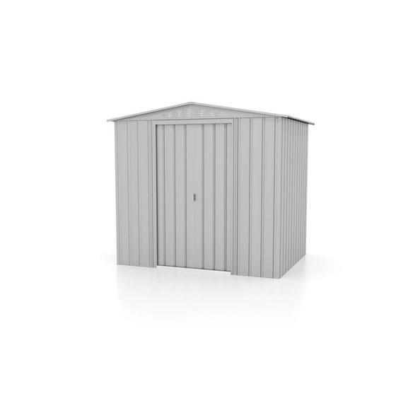 Gerätehaus »Tower«, Stahl, Satteldach, 4,1 m², BxT: 245 x 185 cm, silber metallic