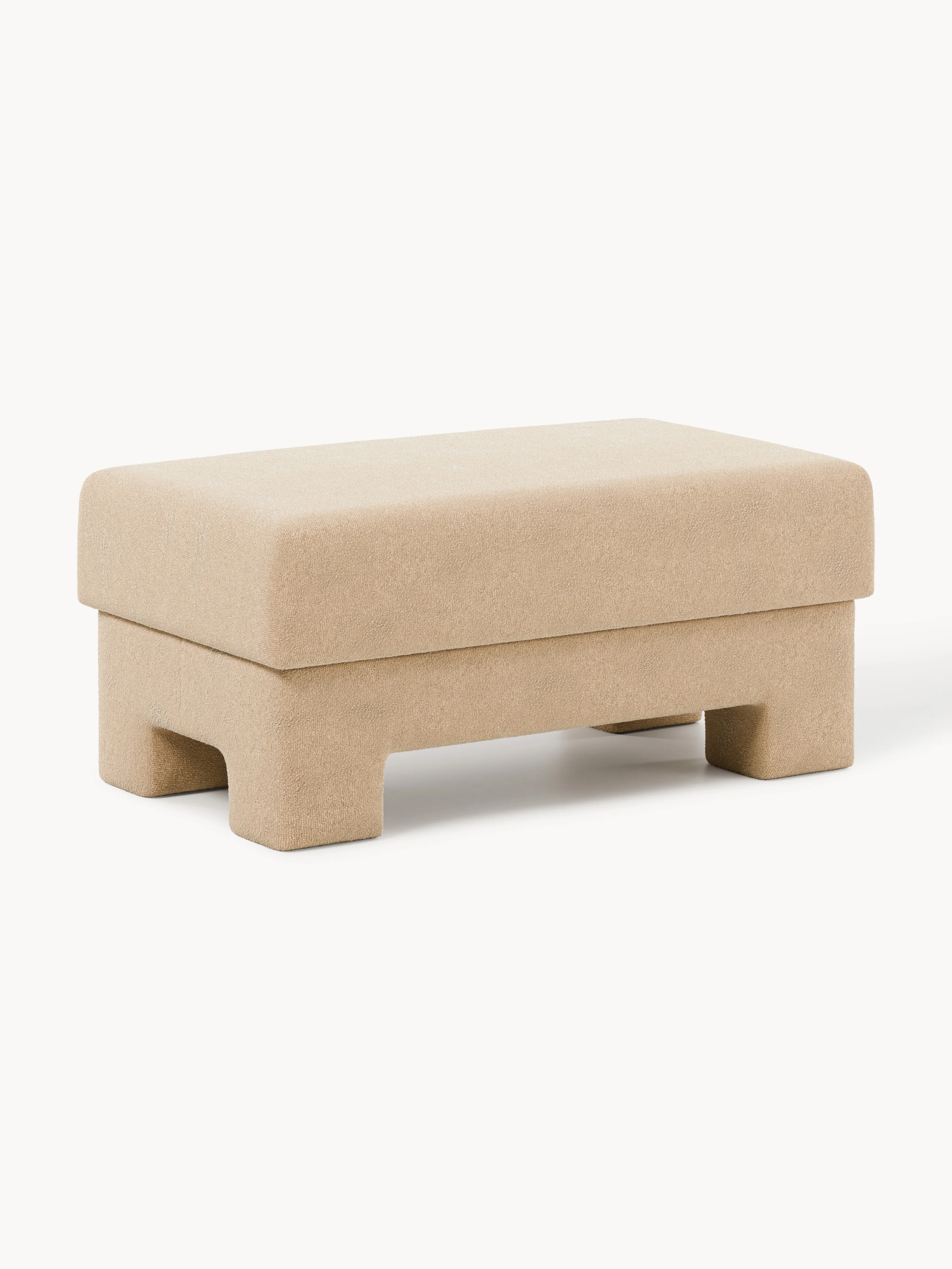 Sofa-Hocker Atlas aus Bouclé