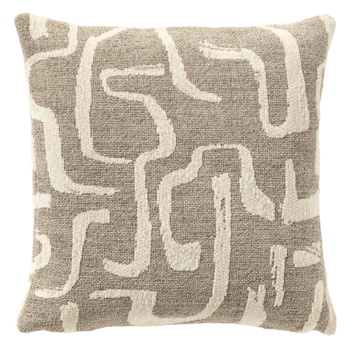 EMILIO | sierkussen 45x45 cm | Plaza Taupe | taupe | Hoii