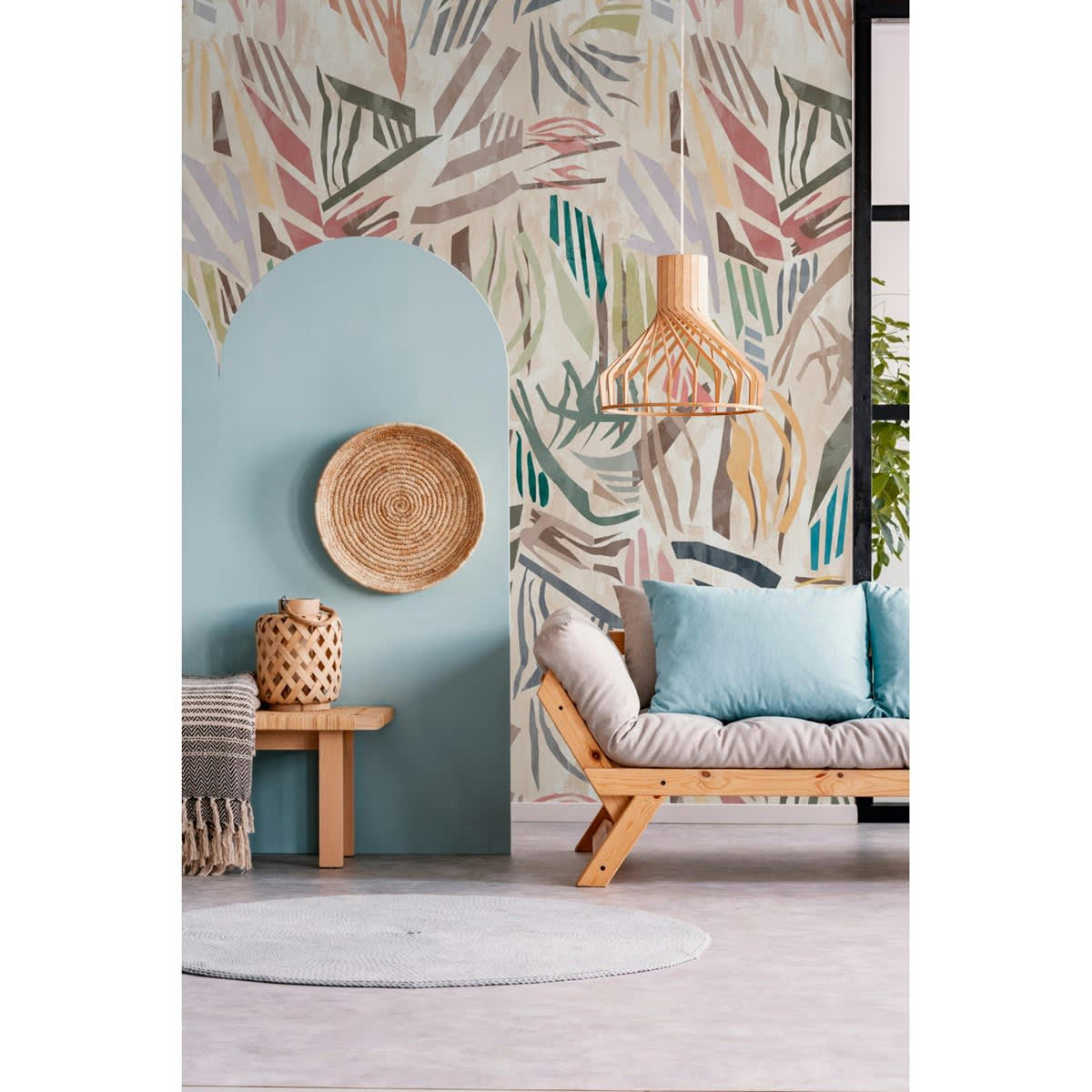 COLOR MIX XL - Papier peint panoramique motif graphique Multicolore 480x300cm