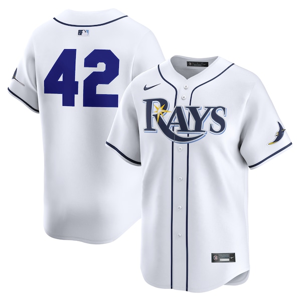 Tampa Bay Rays Nike Home 2025 Jackie Robinson Day Limited Jersey – White