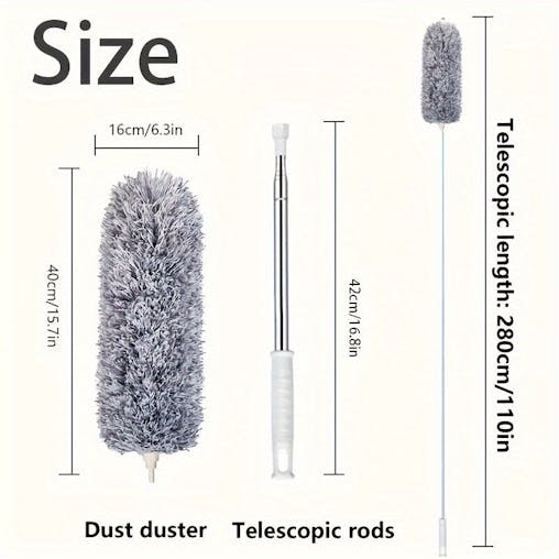 NNETM Versatile Retractable Duster with Bendable Head