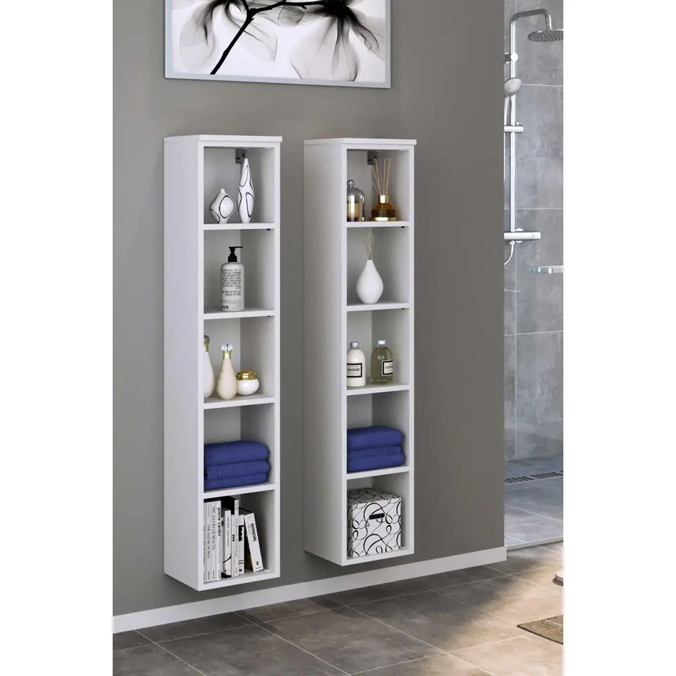 Open kolomkast Gene 25cm - wit