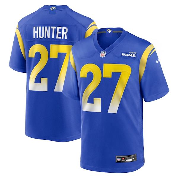 Jarquez Hunter Los Angeles Rams Nike Team Game Jersey -  Royal