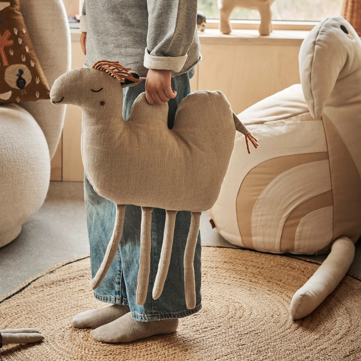 Ferm Living - Camel Kissen, natur