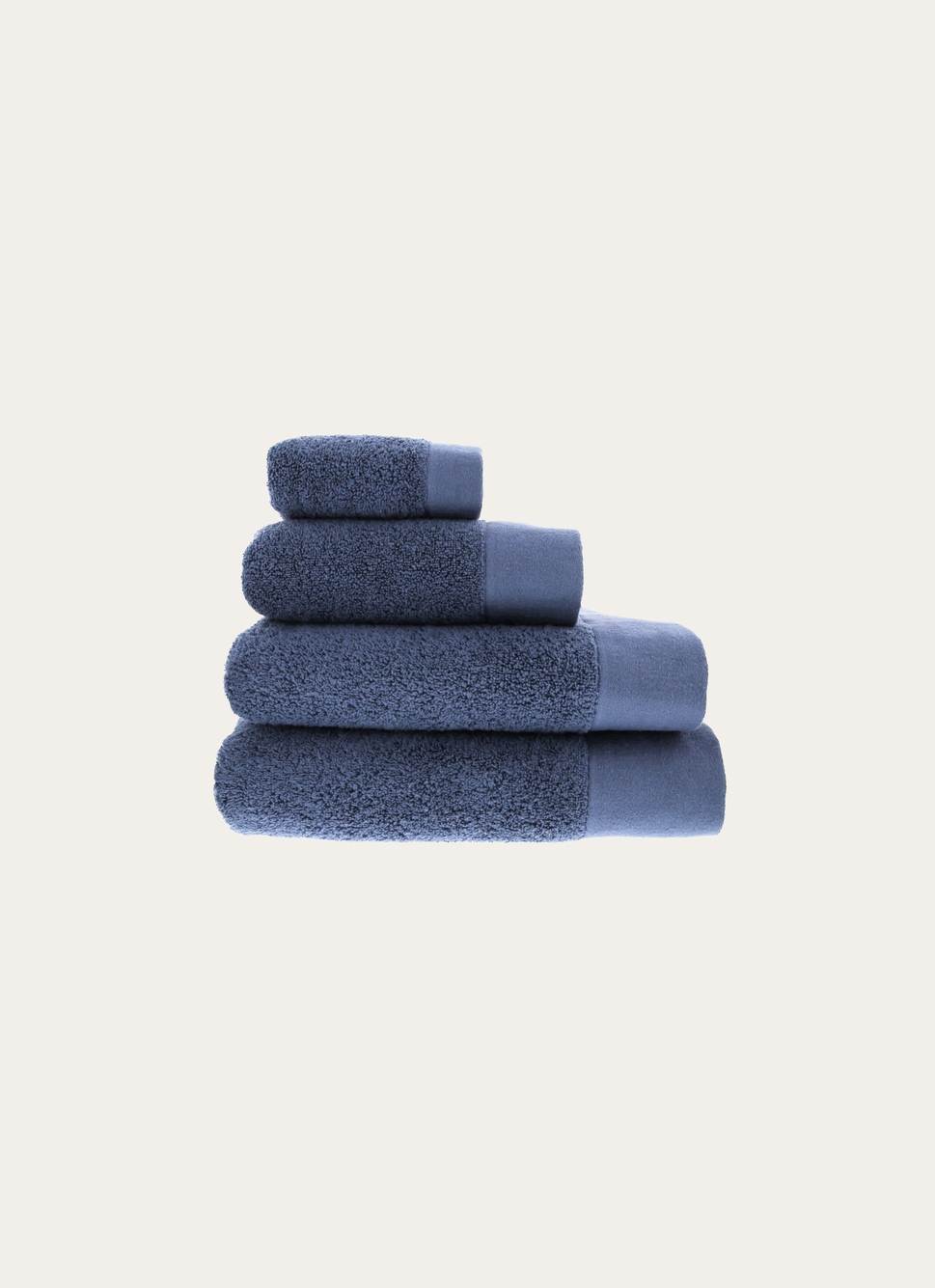 SERVIETTE DE TOILETTE COTON MOELLEUX ZÉRO TORSION SAPHIR