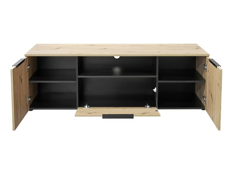 Szafka RTV Kera 160 cm z 2 drzwiamidąb artisan
