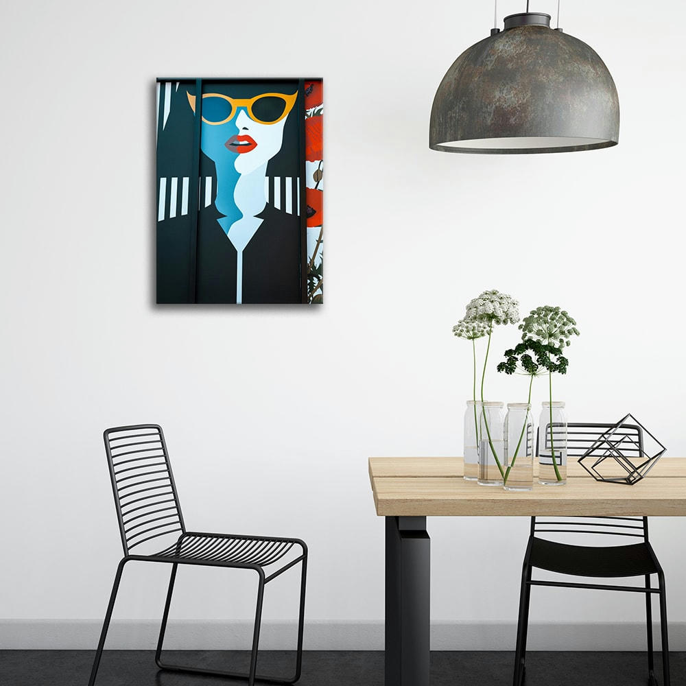 - Tableau impression sur toile ombre et lumière 50x70cm