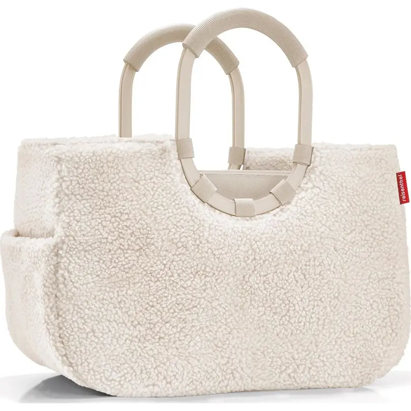 Einkaufskorb loopshopper M Frame Teddy Sand
