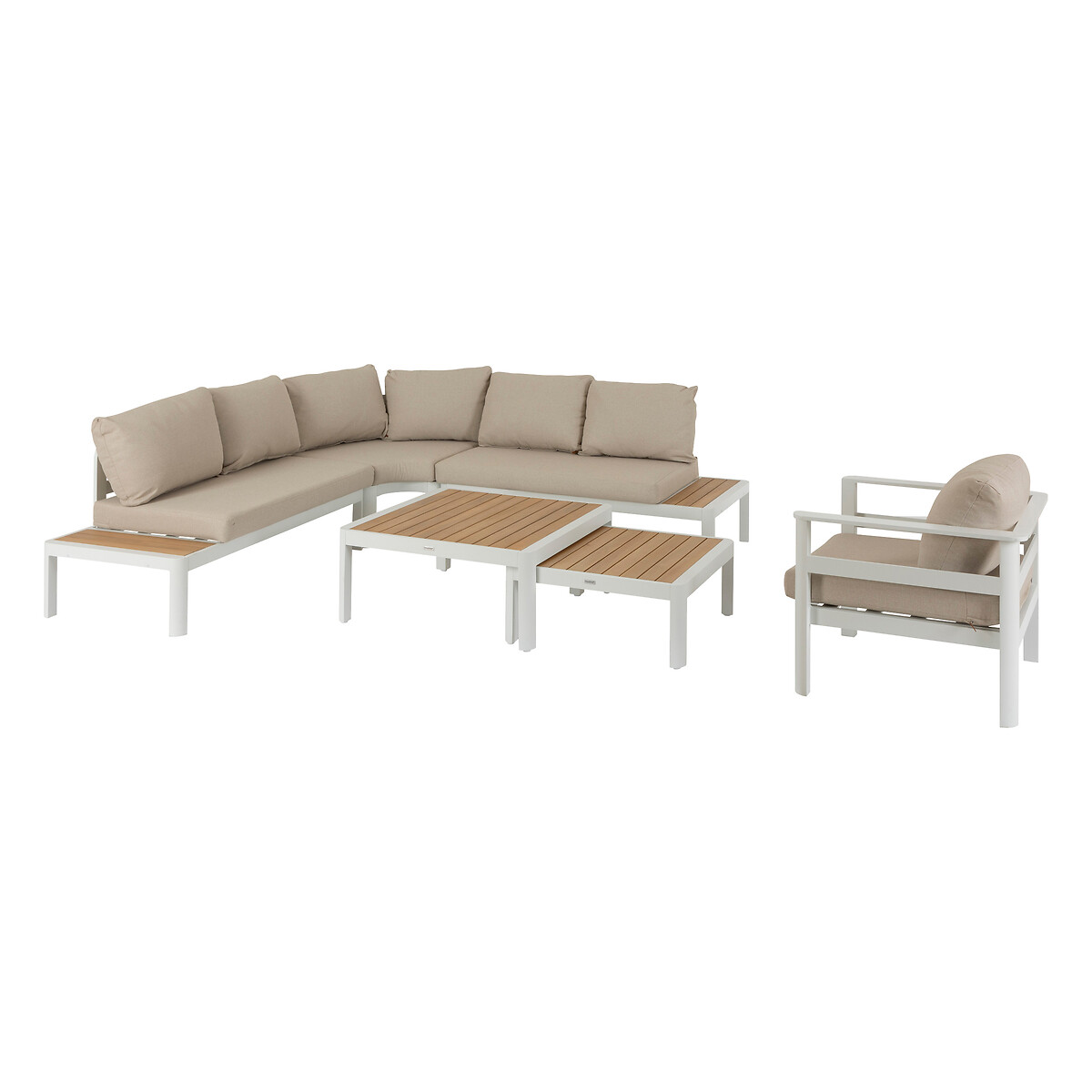 Conjunto de jardim ângulo PARADIZE branco