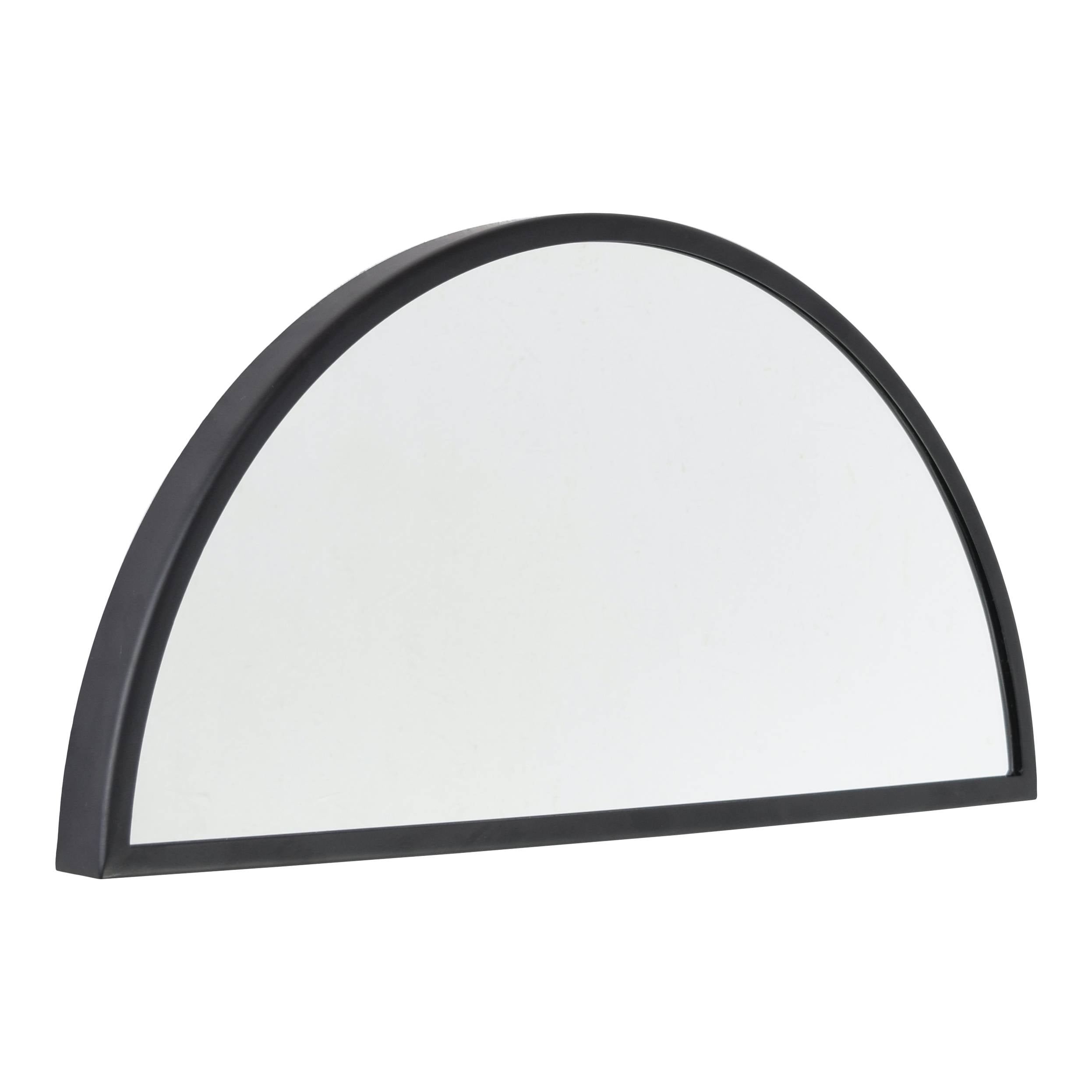 LOFT42 Mirror Spiegel Half Rond - Zwart - Metaal - 60x31