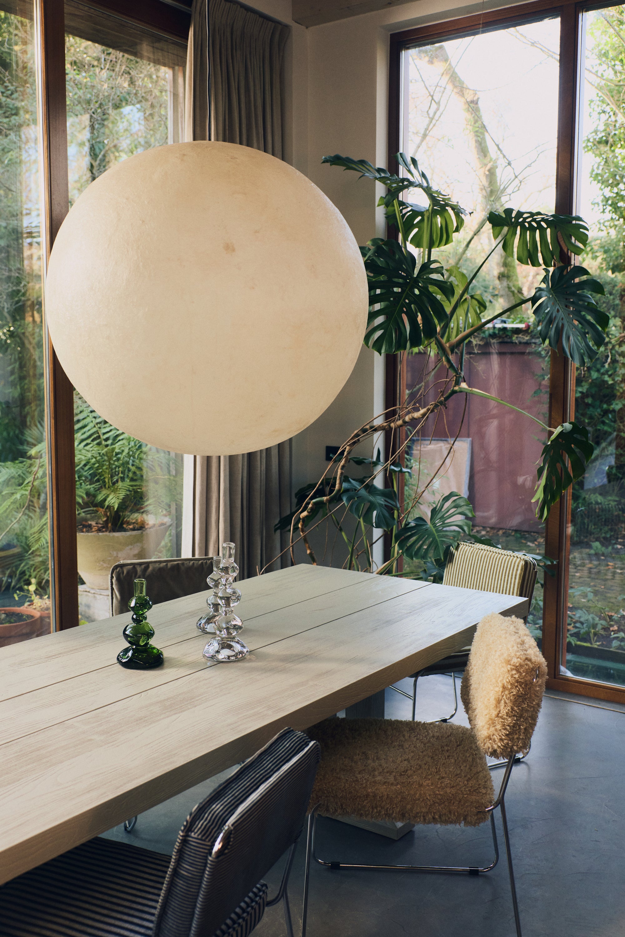 HKliving Forma Eettafel - 220 x 90 cm - Smoke