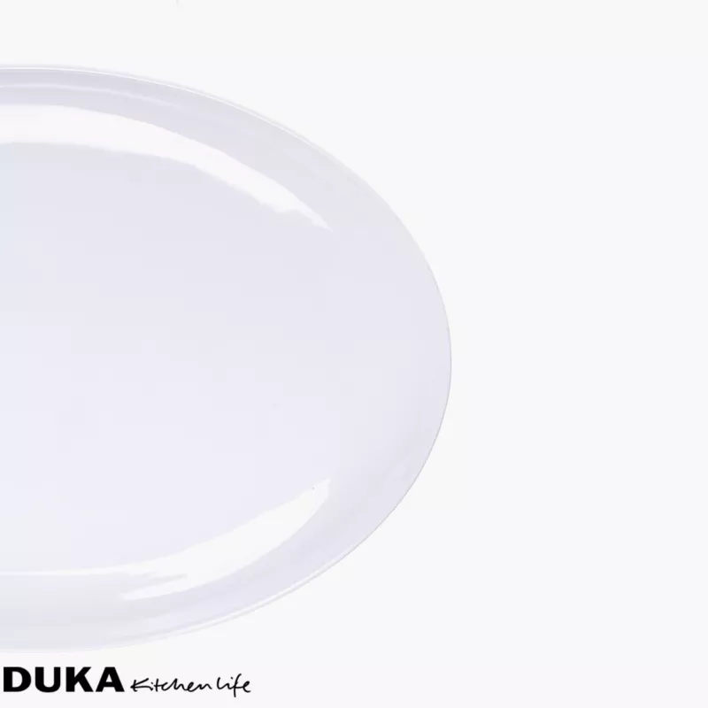 Półmisek owalny pełny DUKA FELICIA biały porcelana