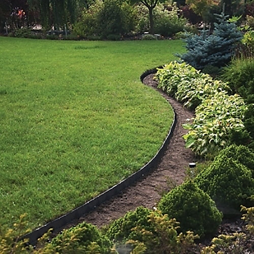 Bordure de jardin flexible grise - 15 cm x 6 mètres - GT GARDEN
