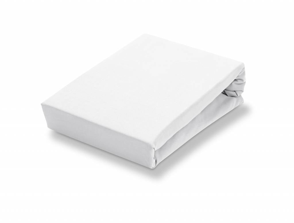 Jersey Supreme Topper Hoeslaken White   140-160 x 200-220 cm   Wit