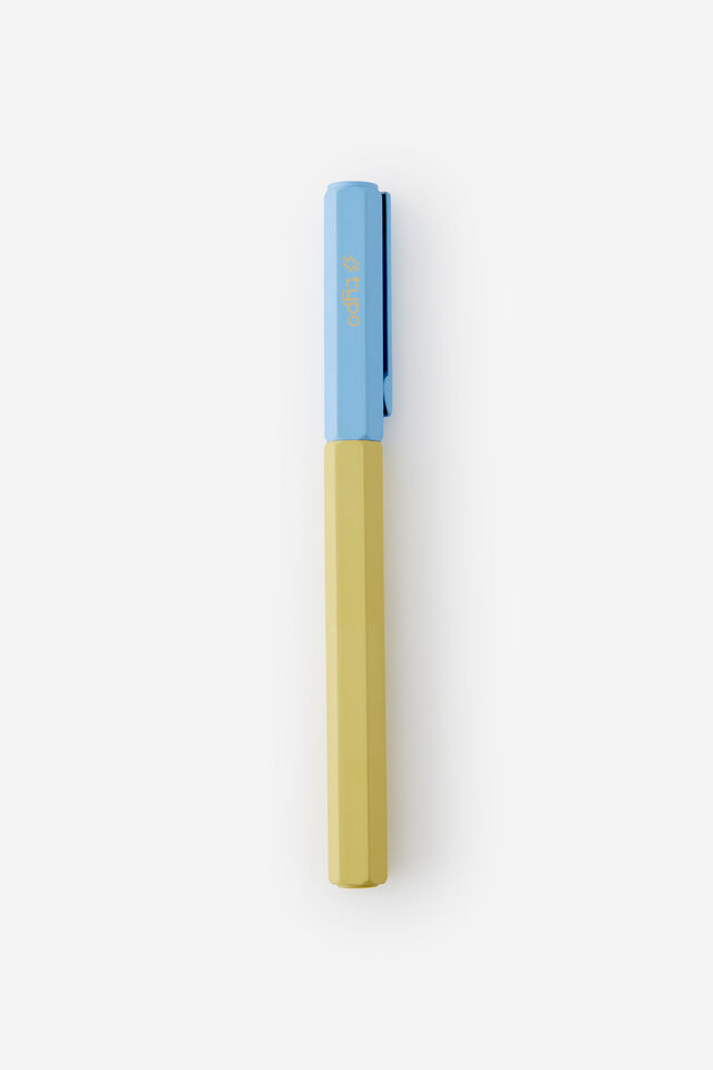 Facet-Nating Rollerball Capped Pen