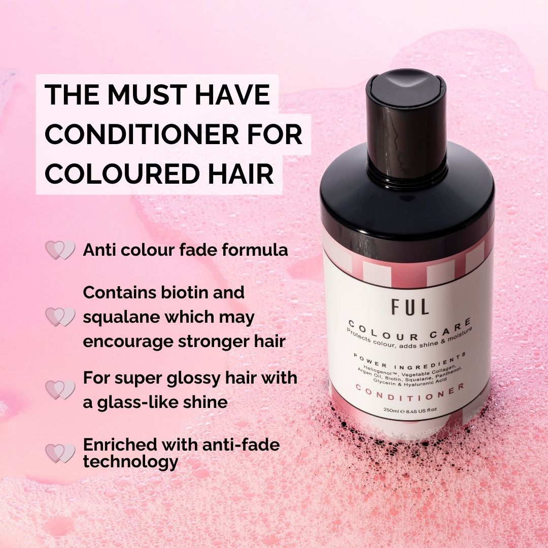 FUL Colour Care Conditioner 250ml – Nourishing Formula for Coloured Hair - Colour Protect & Glossy Shine