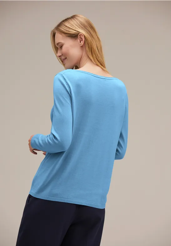 U-Boot Ausschnitt Pullover