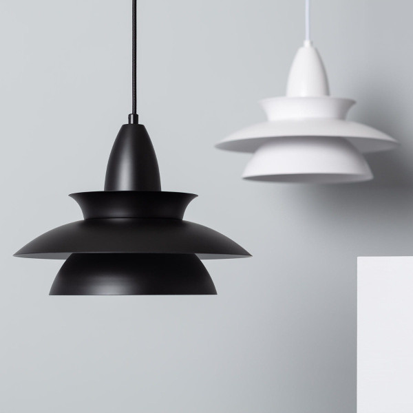 Lampa wisząca czarno-biała luppo 1xE27x20W wym: 170x33,5x33,5 cm Abruzzo