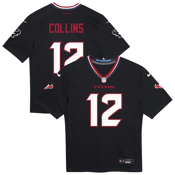 Nico Collins Houston Texans Nike Preschool Team Player Game Jersey - Navy
