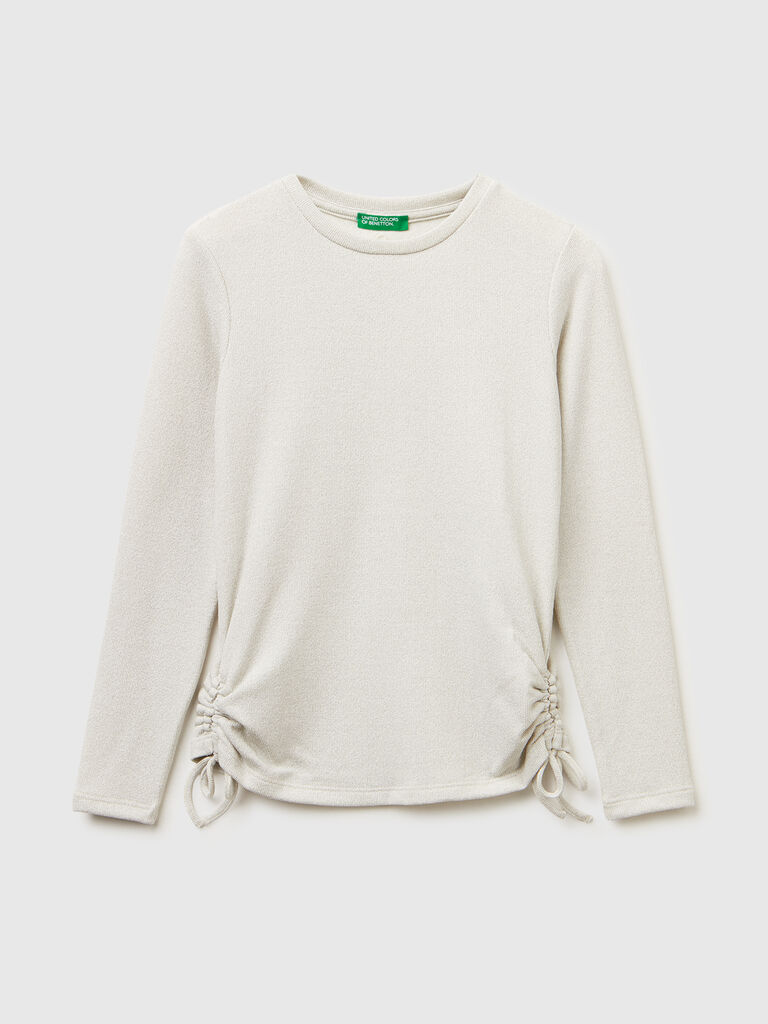 T-shirt in viscose and lurex