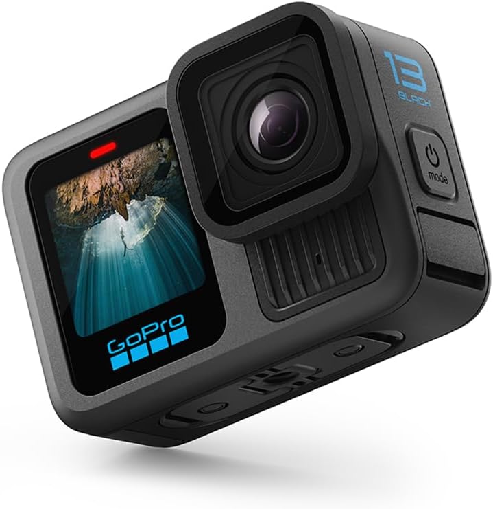 GoPro HERO13 Black - Waterproof Action Camera with 5.3K60 Video  27MP Photo  Bundle with Froggi Extreme Sport 47-pc Accessories Kit  64GB microSD Card (HERO13 Black)