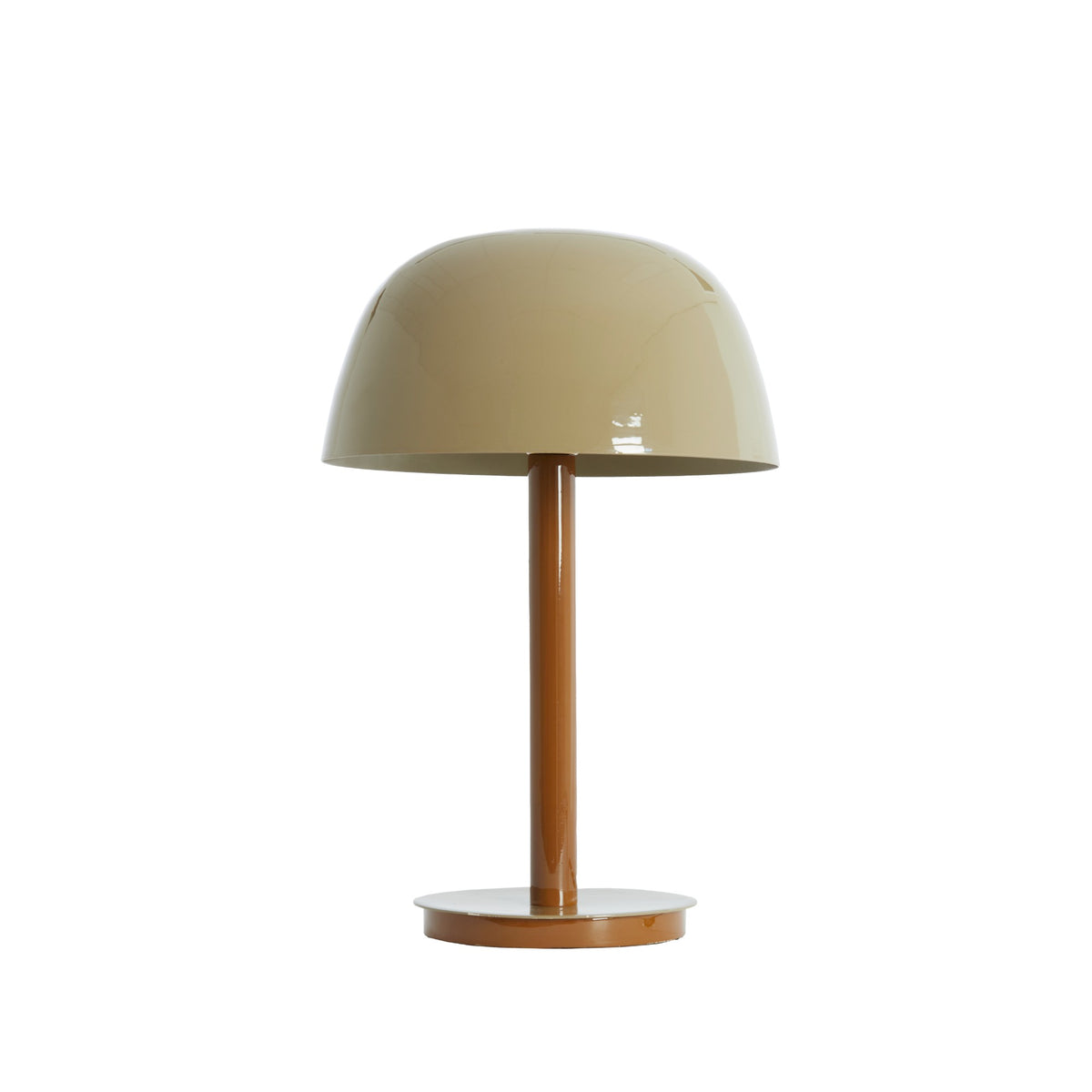 Light & Living tafellamp Marivet - bruin - Ø30cm
