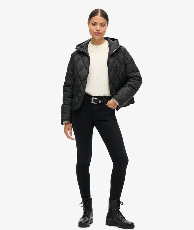 Hooded Quilted Liner Jacket