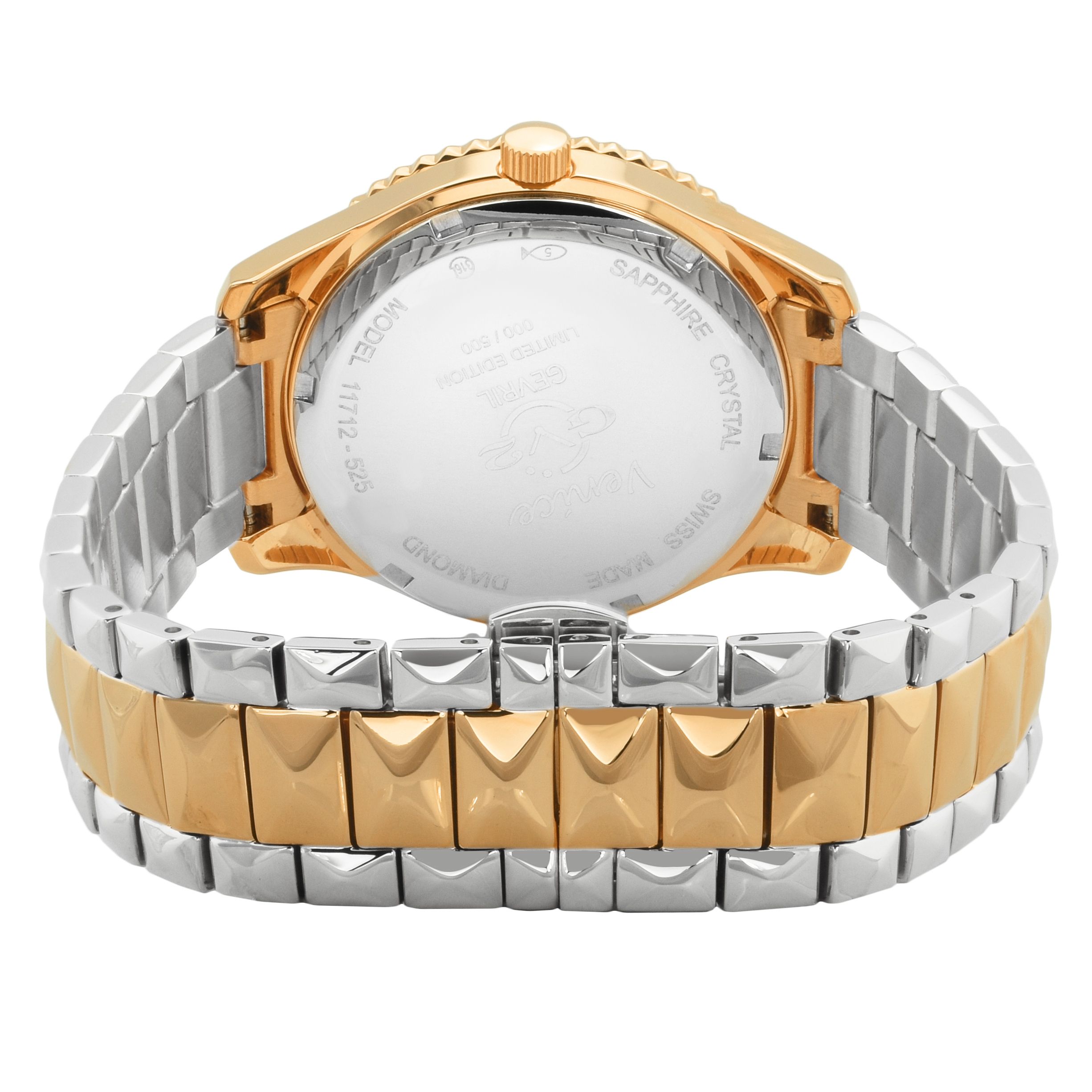 GV2 Venice, Swiss Quartz Watch, White MOP Dial, 316L Stainless Steel, and Sapphire Crystal
