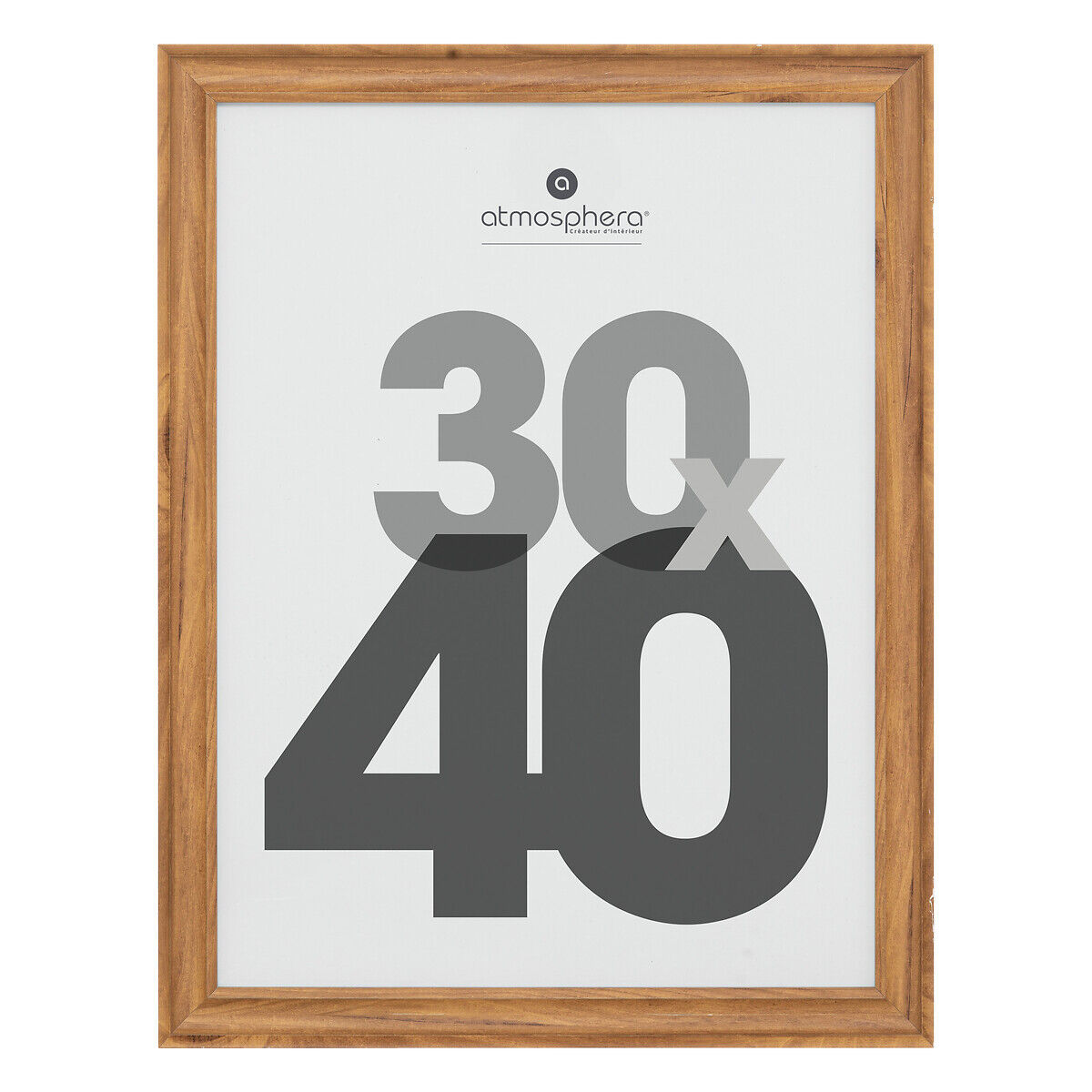 Moldura MAE castanha em mdf 30x40cm