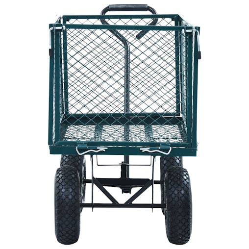 NNEVL Garden Hand Trolley Green 350 kg