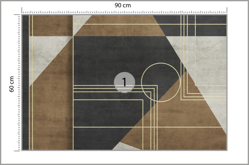 Fototapeta Abstrakcja Geometryczna 90x60cm