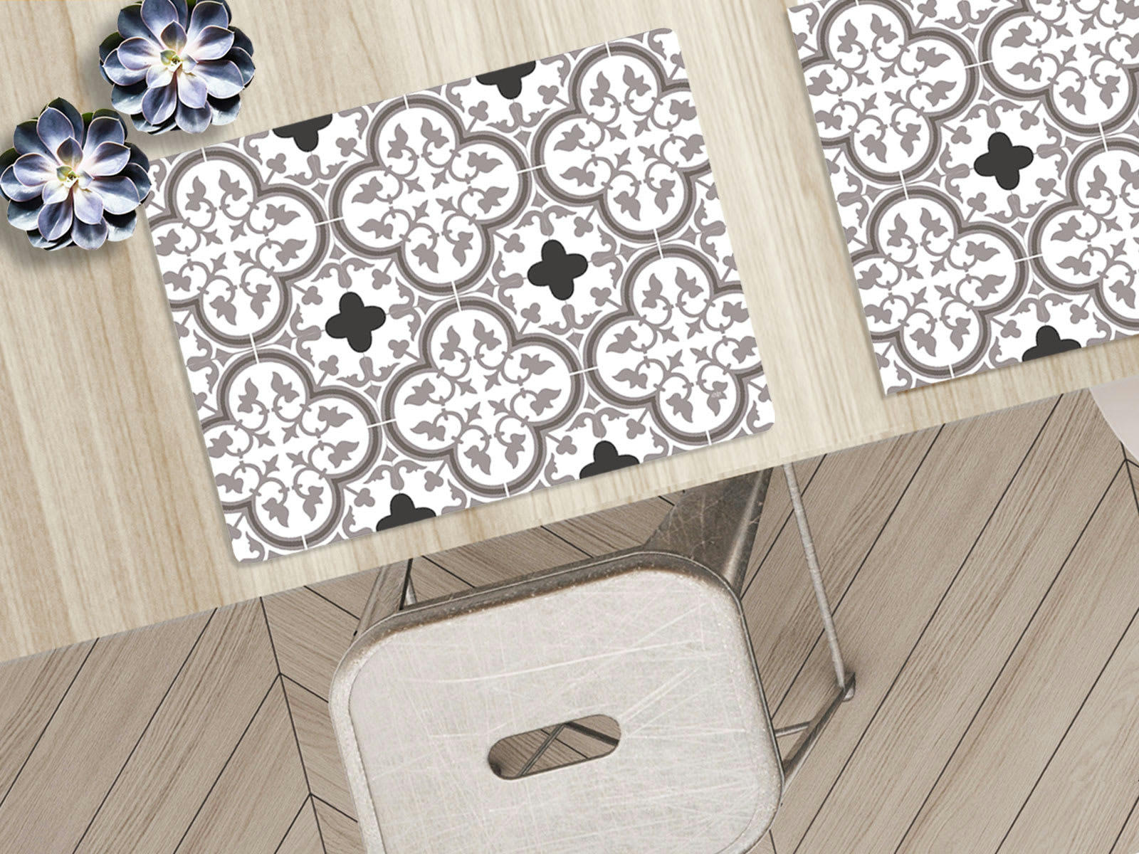 - Set de table tuileries moka 36x48cm