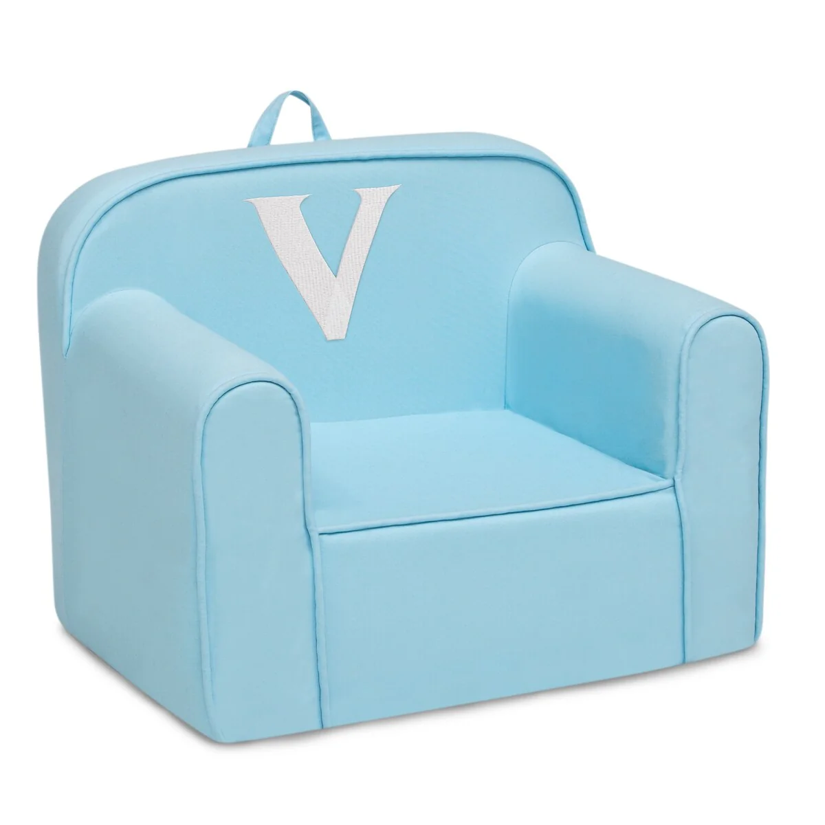 Delta Children Personalized Monogram Cozee Chair - Customize with Letter V
