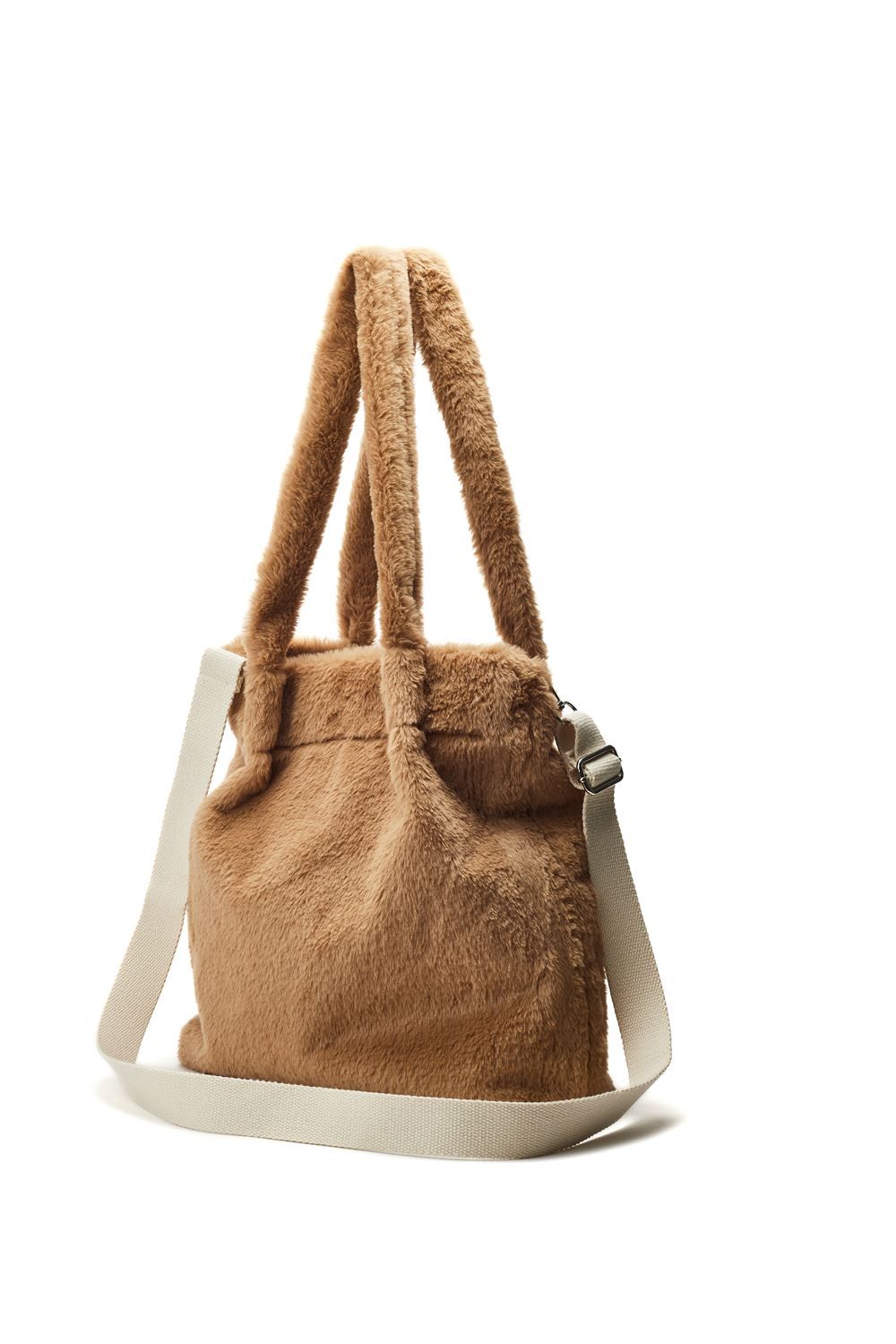 Moda In Pelle Bambi Bag' Faux Fur Shoulder Bag