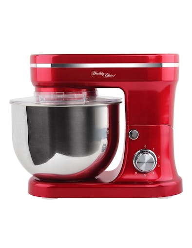 400W Mix Master 5L Kitchen Stand (Red) w/ Bowl/ Whisk/ Beater