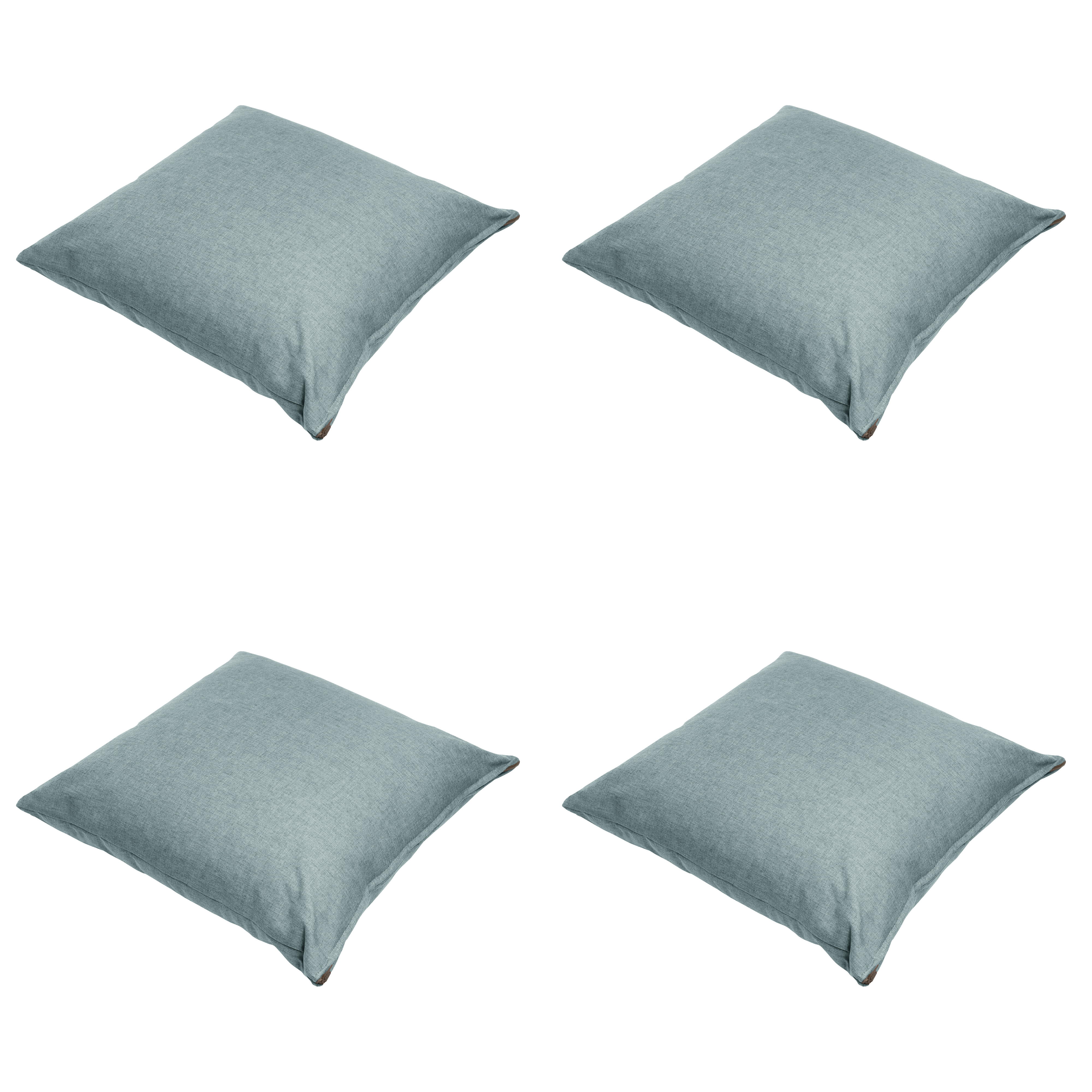 Madison sierkussen Best deal - blauw - 45x45x10cm - set van 4