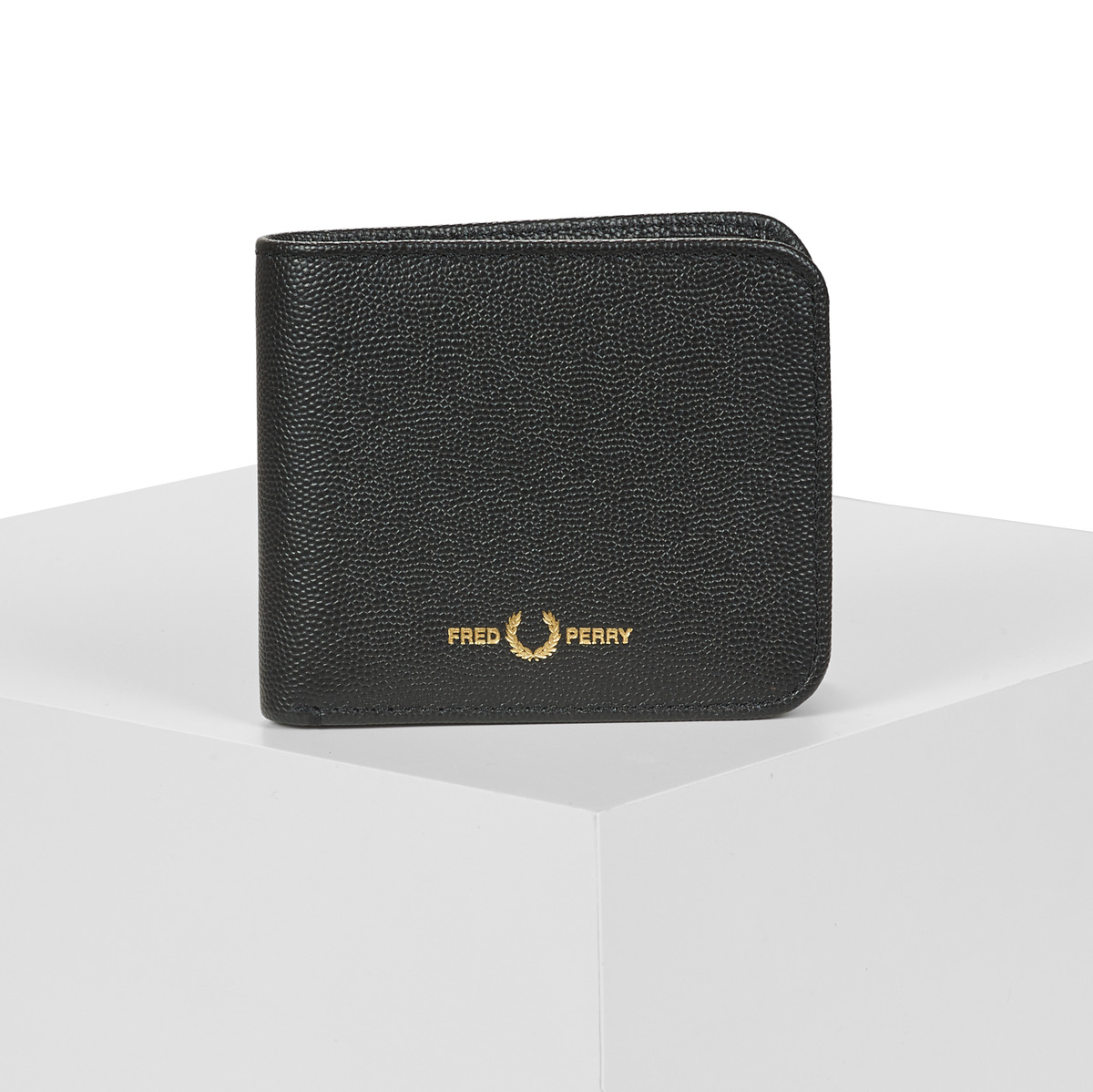 Fred Perry - SCOTCHGRAIN LEATHER BWALLET - Black