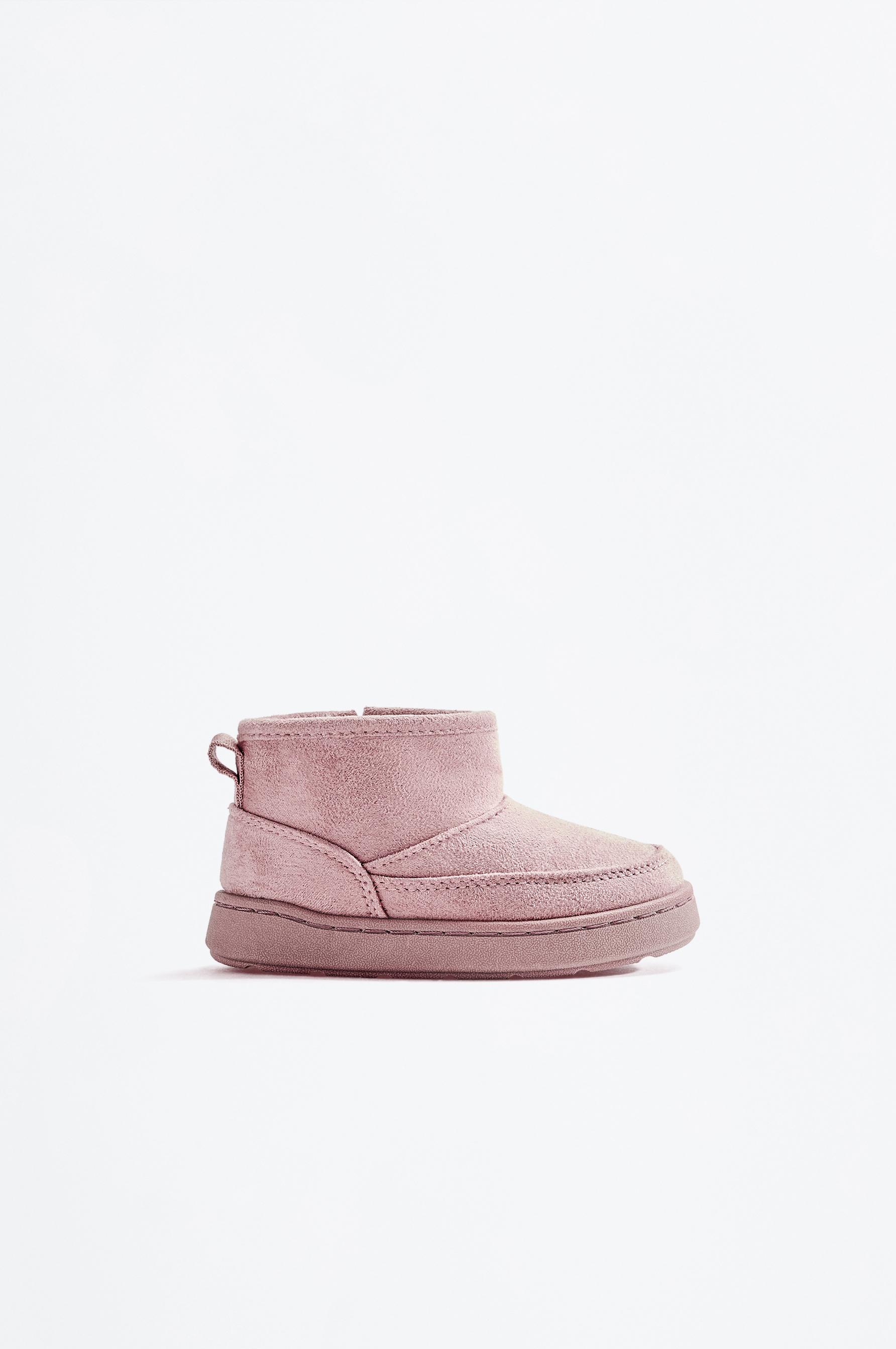 Bota forrada efecto pelo