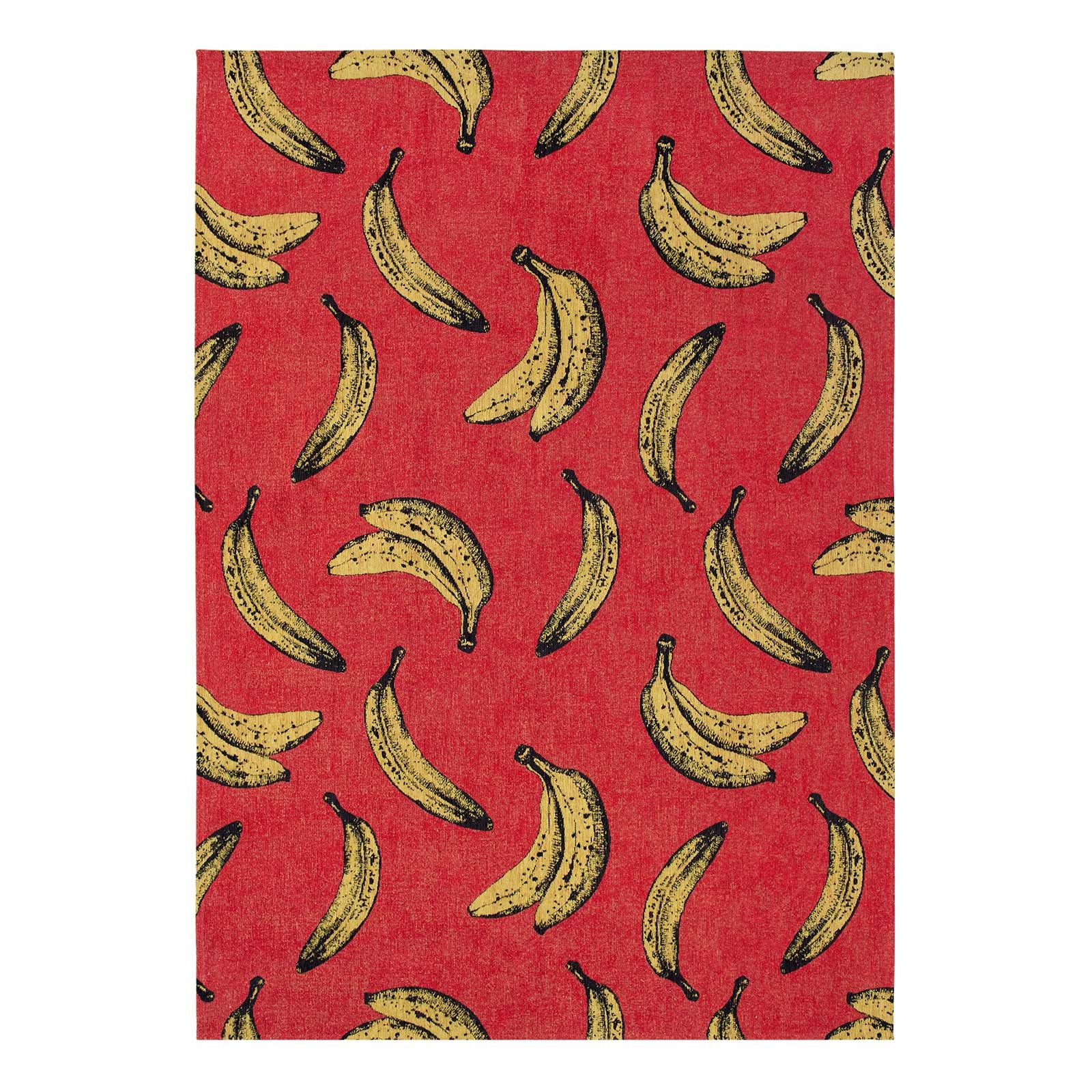 Louis De Poortere vloerkleed Miami Red - rood - 140x200cm