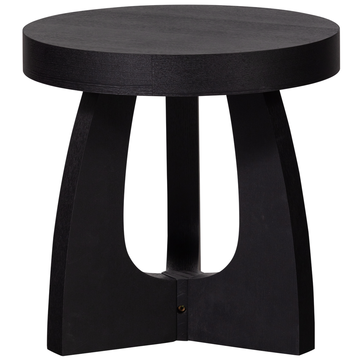 WOOOD bijzettafel Tala - MDF Fineer - Zwart - 45x45x45