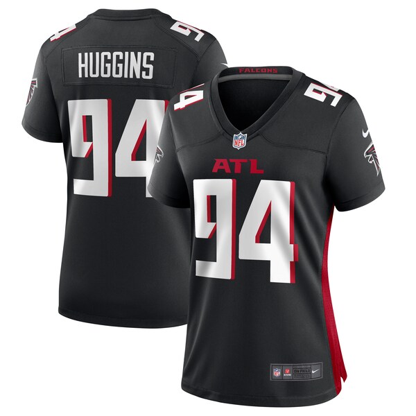 Albert Huggins Atlanta Falcons Nike Women's Team Game Jersey -  Black