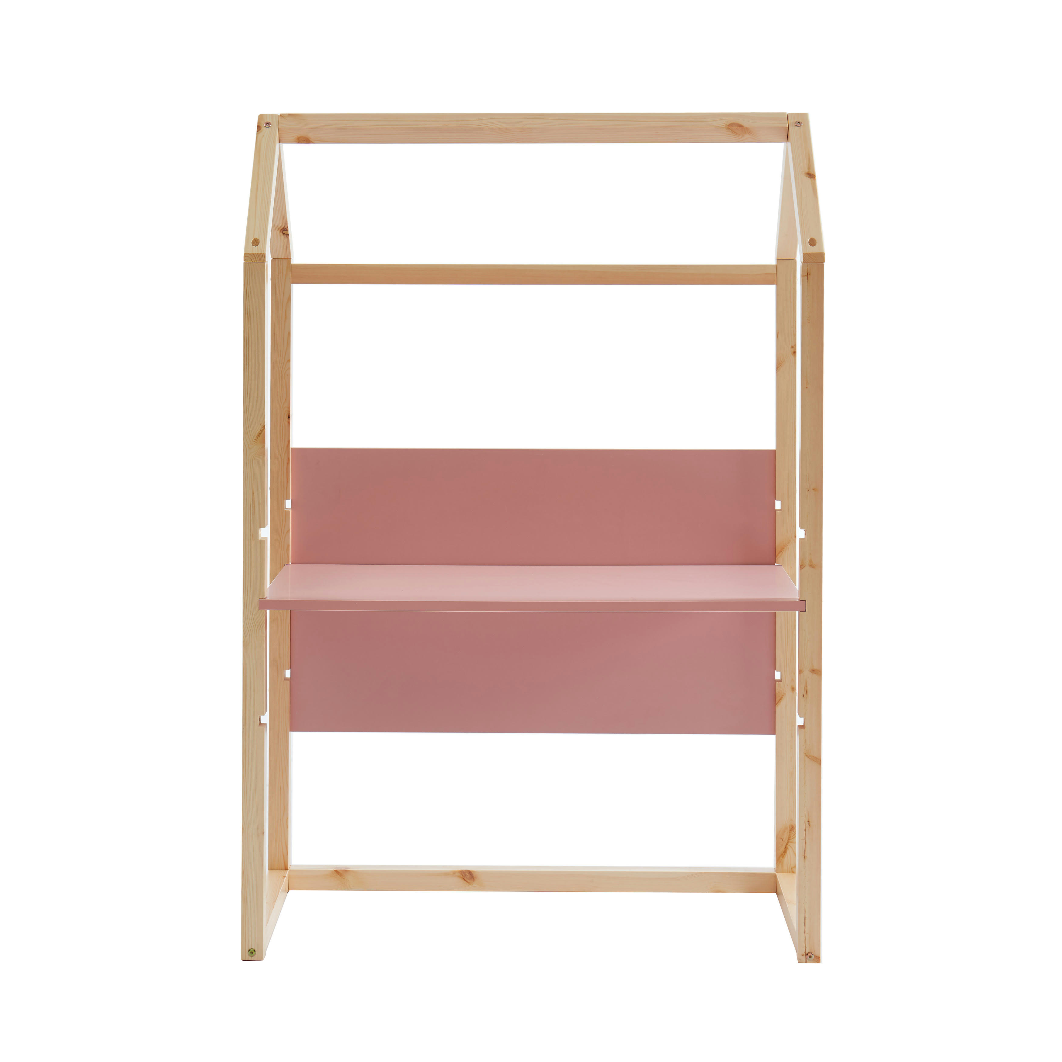 TINY - Bureau enfant cabane   rose  évolutif