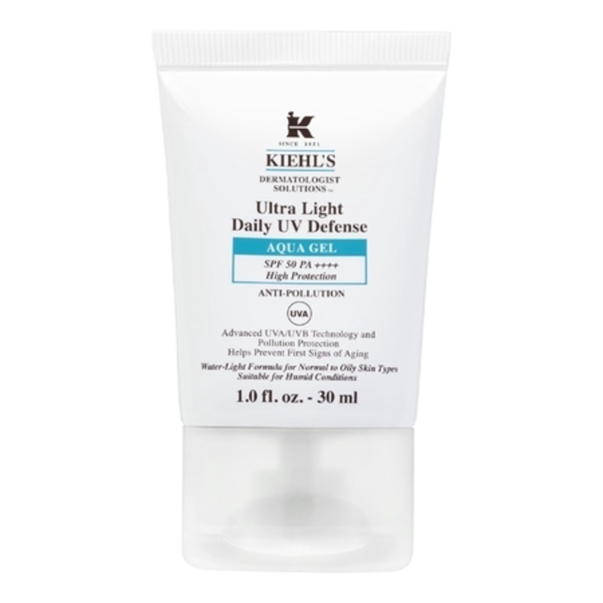 ULTRA LIGHT DAILY UV DEFENSEGel solaire visage SPF50 anti-pollution peaux normales à grasses