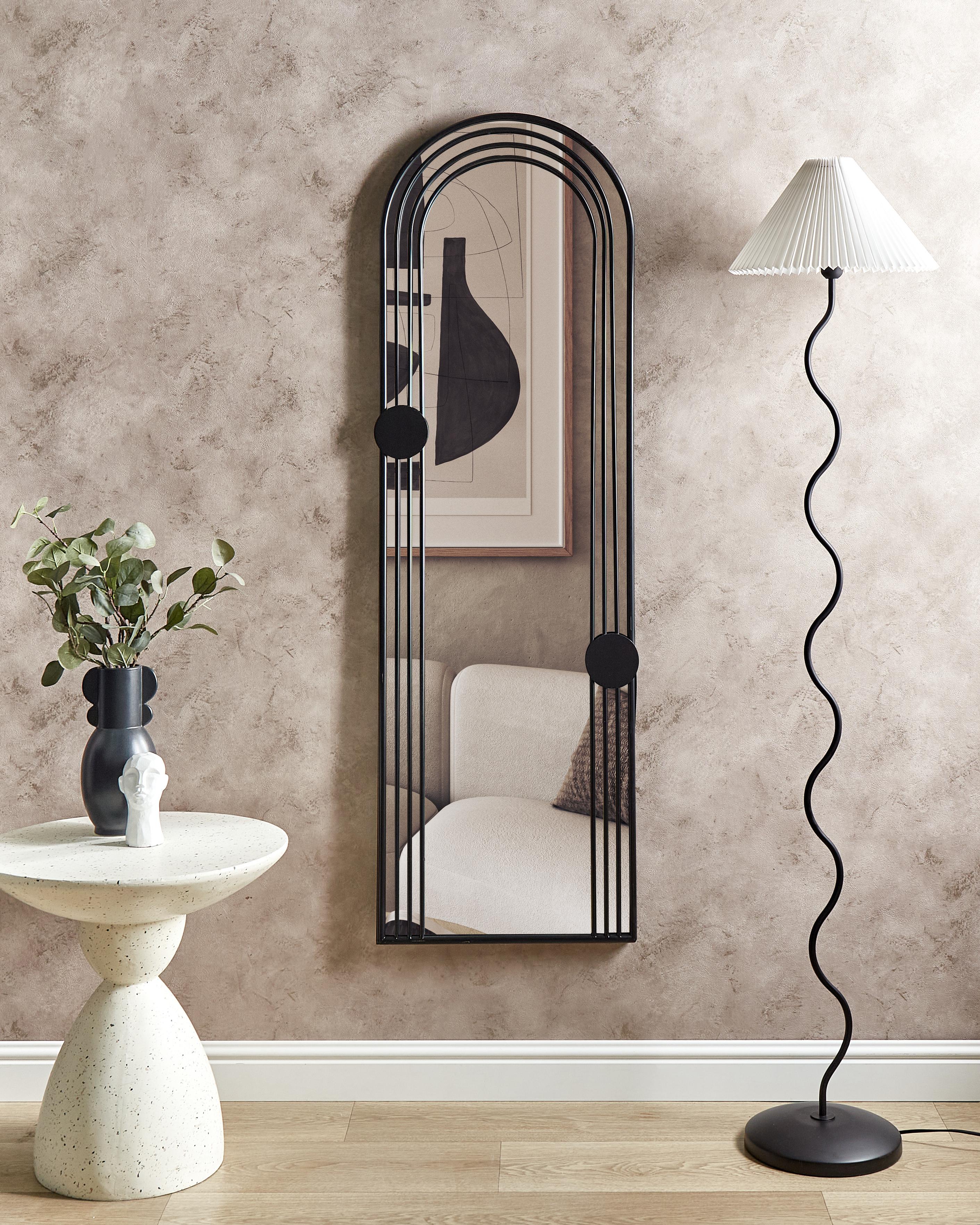 Wall Mirror AJAIN 45 cm 146 cm Metal Black