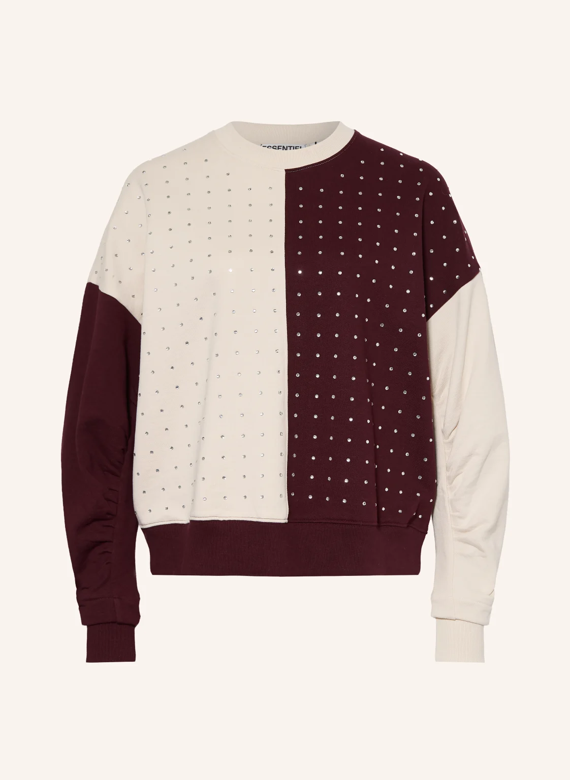 ESSENTIEL ANTWERP Sweatshirt KOLDI mit Schmucksteinen