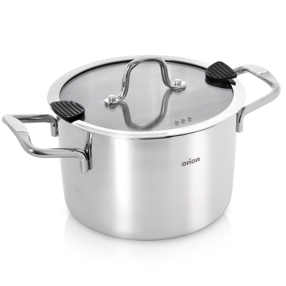 Garnek stalowy z pokrywką VENICE 18 cm, 2,3 l